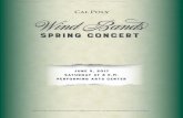 Wind Bandswindorchestra.calpoly.edu/about/programs/Spring2017.pdf ·  · 2017-07-30Transcribed by Oliver Nickel ... Danzón No. 2 Arturo Márquez was born in Sonora, ... piano have