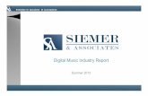 Digital Music Industry Report - industriamusical.esindustriamusical.es/wp-content/uploads/2013/09/Siemer-Associates... · 02/07/13 EVNTLIVE Live streaming platform Troy Carter (Lady