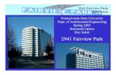 2941 Fairview Park Eric Sobel - Penn State Files... · PDF fileSPANDREL 2941 Fairview Park Eric Sobel ... • PCI Design Guide • PCHELP ... DAPPED BEAM 2941 Fairview Park Eric Sobel
