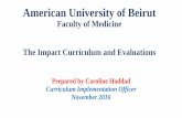 American University of Beirut Medical Curriculum · American University of Beirut ... Learn the anatomy of the human body, Analyze a histological or pathological slides, ... (OSCE’s)