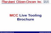 MCC Live Tooling Brochure - Marubeni Live Tooling Brochure Rev.1.0.2...MCC Live Tooling Brochure Rev.1.0.2 DESIGNED BY MCC R&D GROUP 2 1. ... Part#: BT-SSA1000-ASM. MCC Live Tooling