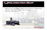 Operating and Maintenance Manual - Philadelphia GearWestern Gear is privately owned by Philadelphia Gear *Western Gear is privately owned by Philadelphia Gear Corporation Corporation
