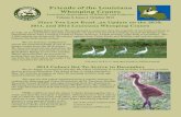 Friends of the Louisiana Whooping Cranes Billboard Appears Across the State Page 4 Friends of the Louisiana Whooping Cranes We are excited to announce the unveiling of our latest design