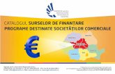 PROGRAME ADRESATE SOCIETATILOR COMERCIALE · game de produse/servicii/aplicatii TIC inovative cu aplicabilitate in restul economiei romanesti pentru integrarea ... contracte/acorduri