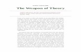 Amilcar Cabral 1966 The Weapon of Theory weapon of Theory by...Amilcar Cabral 1966 The Weapon of Theory Address delivered to the first Tricontinental Conference of the Peoples of Asia,