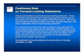 Cautionary Note on Forward -Looking Statements - …€¦ ·  · 2014-05-14what is indicated in those forward -looking statements. ... MBS 42% Secured Debt 15% Bank Loans and Whole
