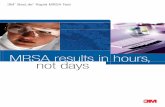 MRSA results in hours, not daysmultimedia.3m.com/.../3m-baclite-rapid-mrsa-test.pdf · Rapid MRSA identification can help hospitals take control Methicillin-resistant Staphylococcus