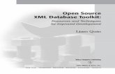 Open Source XML Database Toolkit - John Wiley & Sons · Relational Databases 401 Object-Oriented Databases 404 ... elcome to The Open Source XML Database Toolkit. This book is not