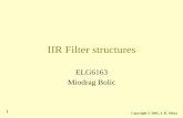 Basic IIR Digital Filter Structures - Home | School of ...mbolic/elg6163/ELG6163_IIR.pdfTitle Basic IIR Digital Filter Structures Author IPLAB Created Date 1/18/2007 2:23:16 PM