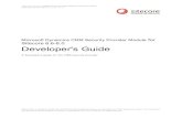 Microsoft Dynamics CRM Security Provider Module for ... crm campaign... · Microsoft Dynamics CRM Security Provider Module for Sitecore 6.6-8.0 Developer's Guide Sitecore® is a registered