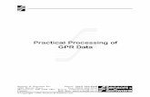 Practical Processing of GPR Data€¦ · of GPR data processing. ... contemplating use of seismic processing on GPR data, the excellent text by Yilmaz ... of GPR where the vector