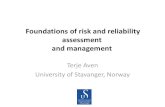 Foundations of risk and reliability assessment and management€¦ ·  · 2014-10-08Risk and reliability assessment and management in ... Reliability Engineering & System Safety