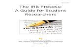 January 2017 The IRB Process: A Guide for Student Researchersresearch-compliance.umich.edu/sites/default/files/... ·  · 2017-01-17The IRB Process: A Guide for Student Researchers