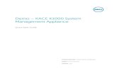Demo KACE K1000 System Management Appliance€¦ · 3 Getting Started with KACE K1000 System Management Appliance 1. Start by clicking on the DELL START HERE!! Desktop icon (located
