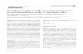 The Effects of Multi-Growth Factors-Containing Cream on ... · skin elasticity, and skin hydration ... of surgical resection is an important determinant of ... settings, lighting