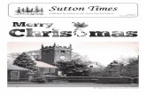 Sutton Times - Sutton on the Forest · Sutton Times Published by Sutton ... telling piece of natural evidence is that our ... home for the rare mud snails, abandoning the existing