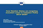 How Member States are targeting mountain areas in … · Member States set out in their Partnership Agreements and programmes an ... (Article 174 TFEU). ...