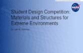 Student Design Competition: Considering Materials and ... · Student Design Competition: Materials and Structures for ... wide band gap semiconductors, ... Student Design Competition: