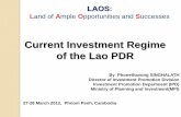 FDI Policy of Lao PDR - OECD.org · Approval procedures for investment in general activities Business not fall into controlled list Business that fall into controlled list