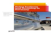 Doing business and investing in Germany - PwC · 8 Doing business and investing in Germany Doing business and investing in Germany 9 ... 11.7 Other taxes on income ... 12.4 Real estate