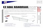 1.9” round ADA compliant railing for Residential ...€¦ · 1.9” round ADA compliant railing for Residential & Commercial applications ... Fasten wall bracket EZA200 to post
