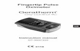 Fingertip Pulse Oximeter - Geratherm€¦ ·  · 2015-05-11The Geratherm® oxy control 4c can be used to measure human haemoglobin saturation levels and the heart rate via ... Pulse