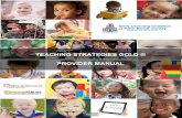 TEACHING STRATEGIES GOLD ® PROVIDER MANUALcdn.trustedpartner.com/docs/library/EarlyLearningCoalitionofPBC2014... · Disable a teacher s account in GOLD if the teacher leaves your