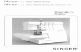 View and Download the Owner's Manual - SINGER … 4sh644 ( 3-4 thread overlock machine) 1 4sh654 ( thread overlock machine with differential feed) operator's guide singer singer