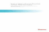 Protein A Affinity Column for Monoclonal Antibody (MAb ... · analyzed on a Biocompatible HPLC ... Protein A Affinity Column for Monoclonal Antibody (MAb) Titer Analysis ... A Affinity