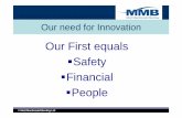 Our First equals Safety Financial People - Water industry MacDonald Be… · © Mott MacDonald Bentley Ltd Our First equals Safety Financial People ... Hydro power from fluid pressures