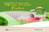 The Waste Wise Schools Program Waste Audit Toolkit · School waste audit report lesson plan 16 ... Through participation in the Waste Wise Schools program, your school has already