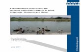 Environmental assessment for selected sanitation systems … ·  · 2013-01-29Environmental assessment for selected sanitation systems in India, Indonesia, Malaysia and Nepal ...