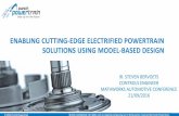 ENABLING CUTTING-EDGE ELECTRIFIED POWERTRAIN … · ENABLING CUTTING-EDGE ELECTRIFIED POWERTRAIN ... Module design Vehicle requirements ... Architecture design MIL Eval board desk