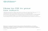 How to fill in your tax return (2012) - Self Assessment … ·  · 2012-06-23How to fill in your tax return ... please go to and under Do it online choose Register ... Married couples
