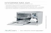 HYDRIM M2 G4 - scican.uk.com · Testing the unit ... M2-WD-D02 Hydrim M2 Large Instrument Washer / Disinfector, ... Drain Hose Fuse Holder Cold Water Inlet Hose Rear of Unit.
