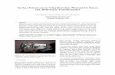 Surface Enhancement Using Real-time Photometric Stereo …wilburn/Papers/RealTimePhotometric... · The field of image enhancement [Rus02] ... operation. 2.1 Photometric Stereo ...