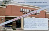 Barnes & Noble |5705 Johnston Street, Lafayette, LA …images1.loopnet.com/d2/sNnPQXL4uZM0XGeM-gQayuvGx3Rf_oJA5HB_L4WYa2A/...through its Barnes & Noble Booksellers chain of bookstores.
