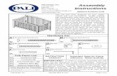 Pali Design, Inc.   Instructions Salerno Forever Crib Pali Design, Inc. AIM-200-090114-1127 Page 1 of 6. CRIB Step 2 CRIB Step End Panels (J1 + J2) Assembling Crib