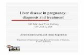 Liver disease in pregnancy: diagnosis and · PDF fileLiver disease in pregnancy: diagnosis and treatment XIII Falk Liver Week, ... Lucena et al. Gastroenterology 2003; ... CA [µmol/l]