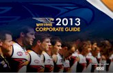 2013 - Official AFL Website of the West Coast Eagles Tenant/WestCoastEagles... · 2013 fIXTURE ... The West Coast Eagles offers the best entertainment value and business networking