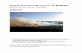 Impacts of Burning Management on Peatlands of Burning Management on Peatlands Worrall, F.1 ... 5.3 Carbon and greenhouse gas balance ... composition and condition of study …