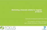 Marketing channels related to organic products - Focus … wbc marketing... · Marketing channels related to organic products ... • The analysis of the literature on distribution