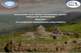 WESTERN SILK ROAD NATIONAL SWOT ANALYSIS …cf.cdn.unwto.org/sites/all/files/docpdf/swotreportrau.pdfwestern silk road national swot analysis (armenia) report of russian-armenian university