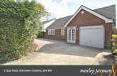 1 Styal Road, Wilmslow, Cheshire, SK9€4AE Styal Road, Wilmslow Guide price £450,000 A spacious two double bedroom detached bungalow situated in a popular location within a short