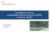 Cost Effective Mixing and Biological Nutrient Removal (BNR ... Effective Mixing - Tyler Kunz.pdf · and Biological Nutrient Removal (BNR) at Warren WWTP Presented By: Tyler Kunz,