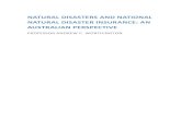 NATURAL DISASTERS AND NATIONAL NATURAL … · natural disasters and national natural disaster insurance: an australian perspective . professor andrew c. worthington
