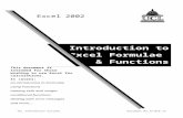 Introduction to Excel Formulae & Functionsza/current/excel/Intro to Formulae... · Web viewYou can use a Named Reference almost anywhere you might use a regular reference, including
