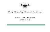 Pay Equity Commission Annual Report 2015-16 Report 2015-16.pdf · Pay Equity Commission Annual Report 2015-16. ... countries to exchange experiences on pay equity and gender wage