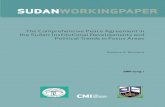 The Comprehensive Peace Agreement in the Sudan ... · The Comprehensive Peace Agreement in the Sudan: Institutional Developments and Political Trends in Focus Areas ... Blue Nile,