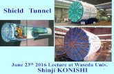 Shield Tunnel - ?????????WWW???????????? Shield Cut & cover ・When there is water inflow that affects the self-support of the face or stability of the ground during excavation, water
